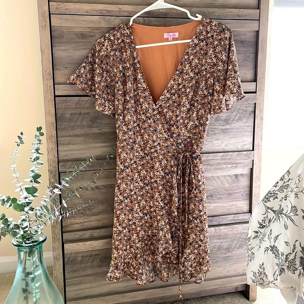 Floral Wrap Dress